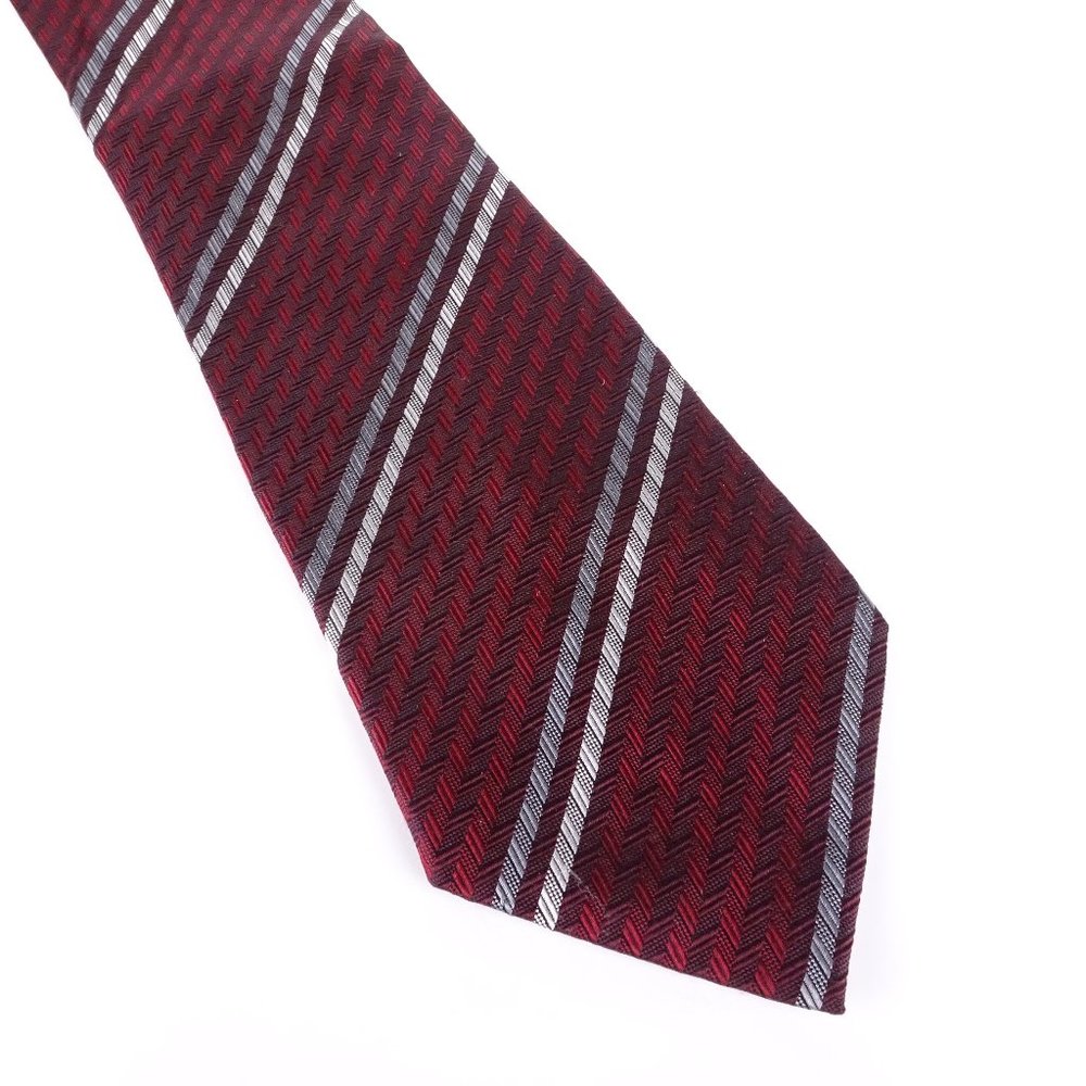 Daniel Gray Mens 100% Silk Necktie Striped